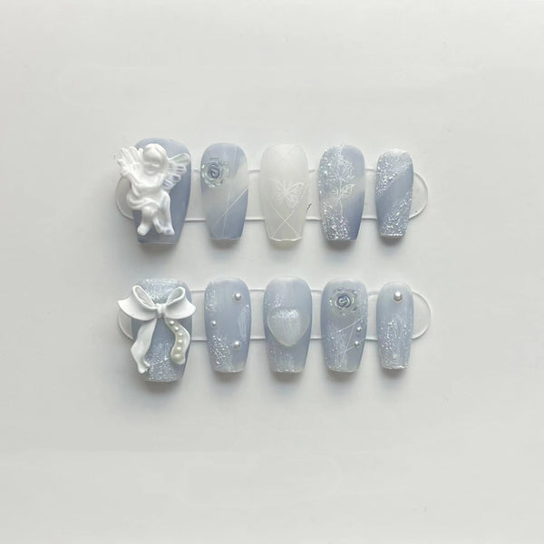 Esmalte de Uñas Ángel Azul Neblina Yunchuan