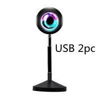 Lámpara Proyector Atardecer Arcoíris con Control Remoto - Image 25