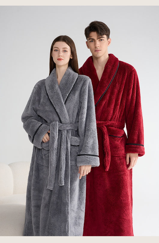 Bata Térmica para Parejas - Abrigo Grueso Otoño Invierno - Image 18