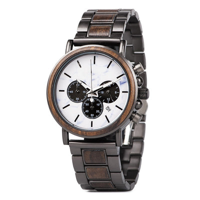 Reloj de Madera Luminoso para Hombre - Diseño Literario Multifuncional - Image 8