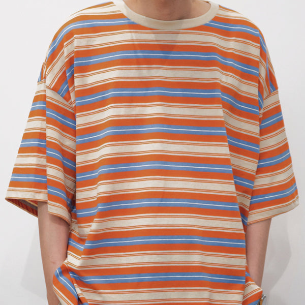 Camiseta Holgada de Rayas y Colores Pastel