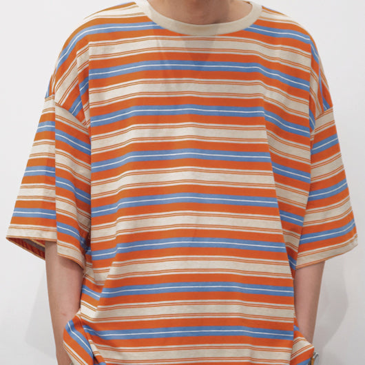 Camiseta Holgada de Rayas y Colores Pastel