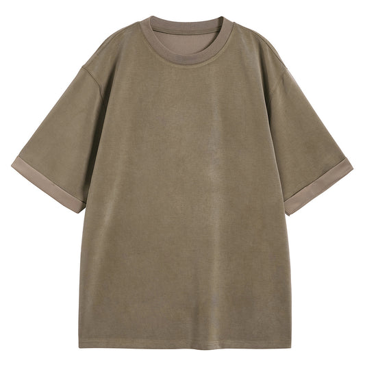 Camiseta Drape Suelta para Hombre - Estilo Casual Relajado - Image 2