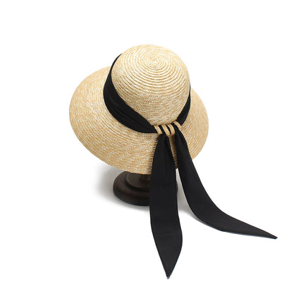 Sombrero de Paja para Mujer con Lazo y Cúpula - Estilo Verano - Image 13