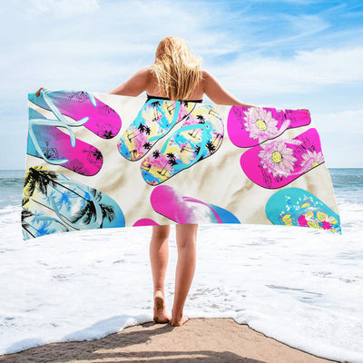 Toalla de Playa Estampada - Diseño Vacaciones Junto al Mar - Image 17