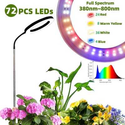 Lámpara de Pie LED de Espectro Completo para Crecimiento de Plantas - Image 9