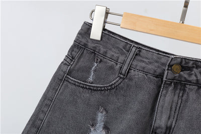 Shorts Vaqueros Holgados de Cintura Alta para Mujer - Image 14