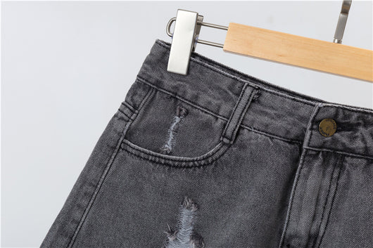 Shorts Vaqueros Holgados de Cintura Alta para Mujer - Image 14