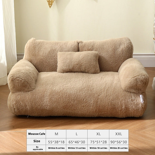 Cama Térmica Lavable para Perros y Gatos con Colchón Removible