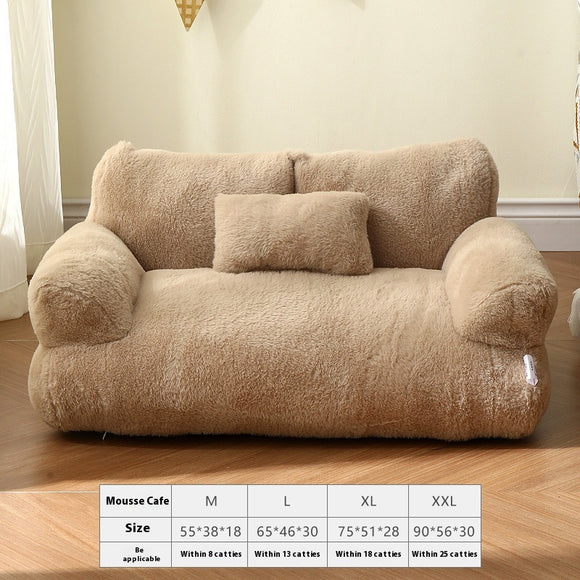 Cama Térmica Lavable para Perros y Gatos con Colchón Removible