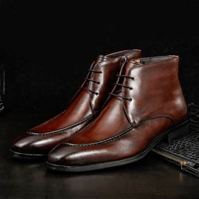 Botas Altas de Cuero para Hombre Knight - Estilo Robusto y Duradero - Image 5