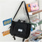 Bolsa Crossbody Escolar Mori Style - Bolso Bandolera Nylon Minimalista para Mujer