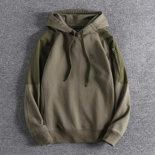 Sudadera Hoodie Británica de Algodón Espacial para Hombre - Calidez y Estilo - Image 9