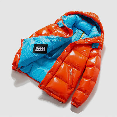 Chaqueta Acolchada Brillante para Parejas - Corta y Versátil - Image 11