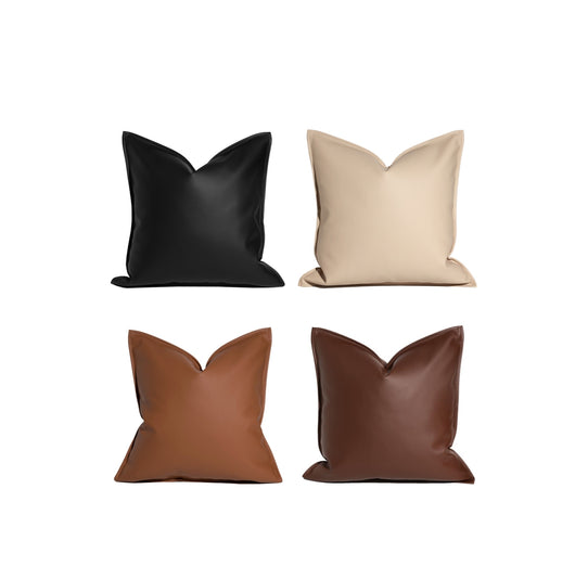 Almohada de Apoyo Lumbar Estilo Nórdico en Cuero Genuino - Image 15