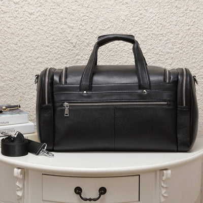 Bolsa de Viaje de Cuero para Hombre - Gran Capacidad y Portabilidad - Image 8