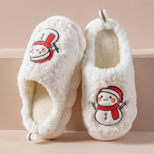 Pantuflas Snowman Térmicas para Pareja - Cómodas, Antideslizantes y Abrigadas - Image 10