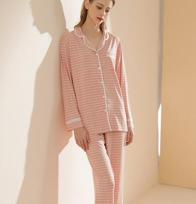 Cardigan Tejido Modal a Rayas para Mujer - Versátil para Casa y Salida - Image 6