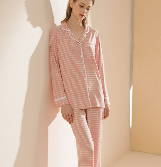 Cardigan Tejido Modal a Rayas para Mujer - Versátil para Casa y Salida - Image 6