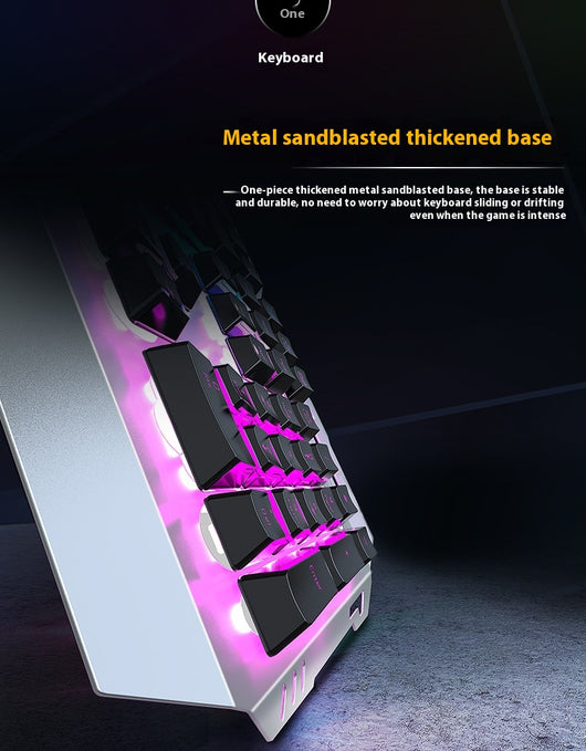 Teclado Mecánico Gaming con Perilla de Control Ergonómica - Image 43