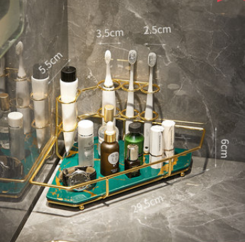 Organizador de Baño con Luz LED - Repisa Múltiple para Cepillo Eléctrico, Enjuague y Accesorios - Image 28