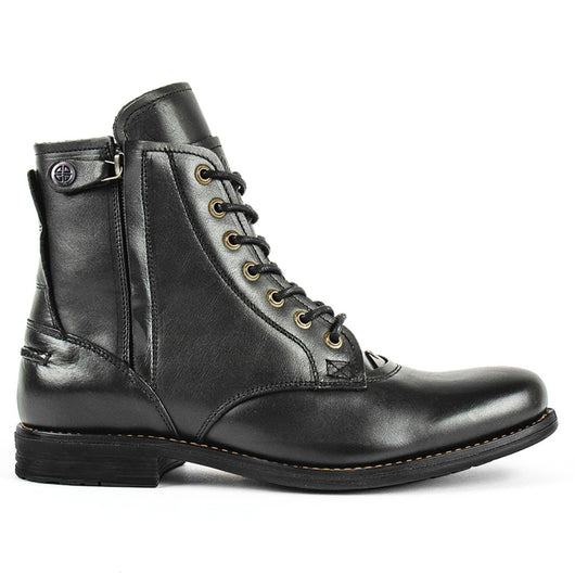 Botas Vaqueras Retro Hombre con Cordones Martin Punta Redonda Tacón Bajo - Image 6