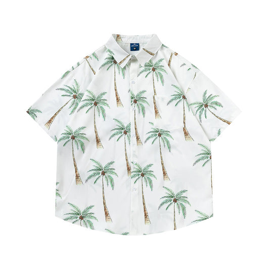 Camisa Hawaiana Suelta de Manga Corta para Hombre - Image 14