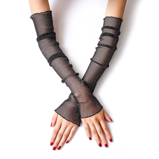 Protectores de Brazos en Encaje Ice Silk para Mujer - Guardabrazo Fresco para Conducir - Image 23