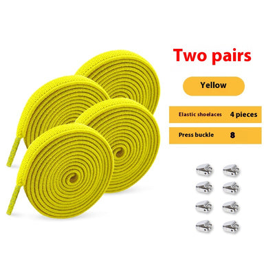 Cordones Elásticos sin Nudo - Zapatos Blancos Unisex con Cierre Ajustable - Image 14
