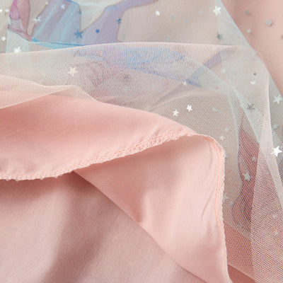 Vestido Infantil Princesa Verano con Bordado y Malla Delicada - Image 54