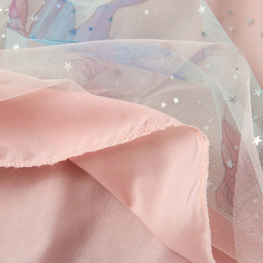 Vestido Infantil Princesa Verano con Bordado y Malla Delicada - Image 54