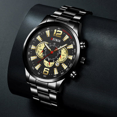 Reloj de Cuarzo Automático con Calendario y Esfera Luminosa - Image 20