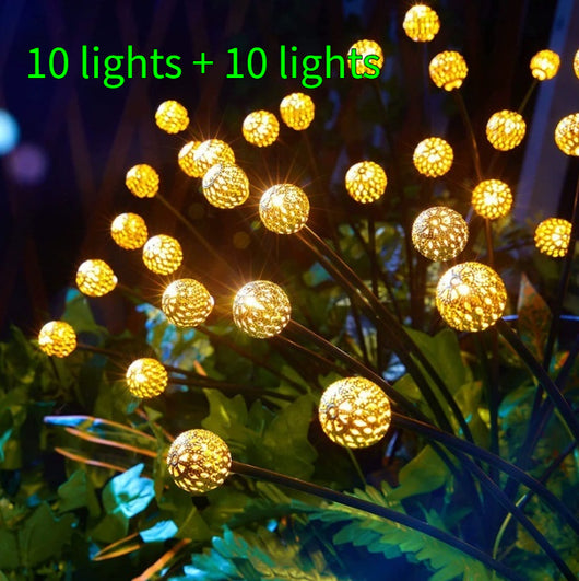 Lámpara Solar Dual Decorativa para Jardín con Efecto Luciérnaga - Image 11