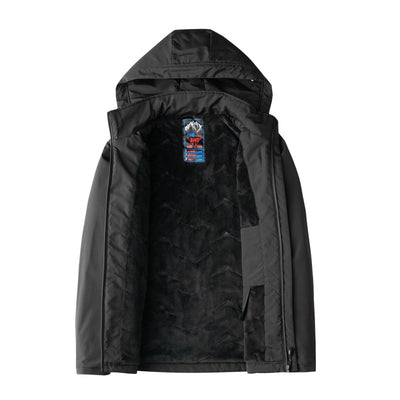 Chaqueta Acolchada con Cuello Alto y Capucha - Algodón Premium Athleisure - Image 9