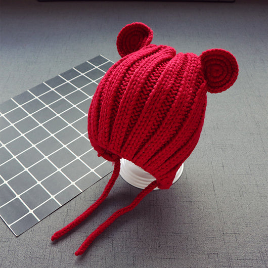 Gorro de Lana con Protección Auditiva para Niños - Estilo Coreano - Image 11