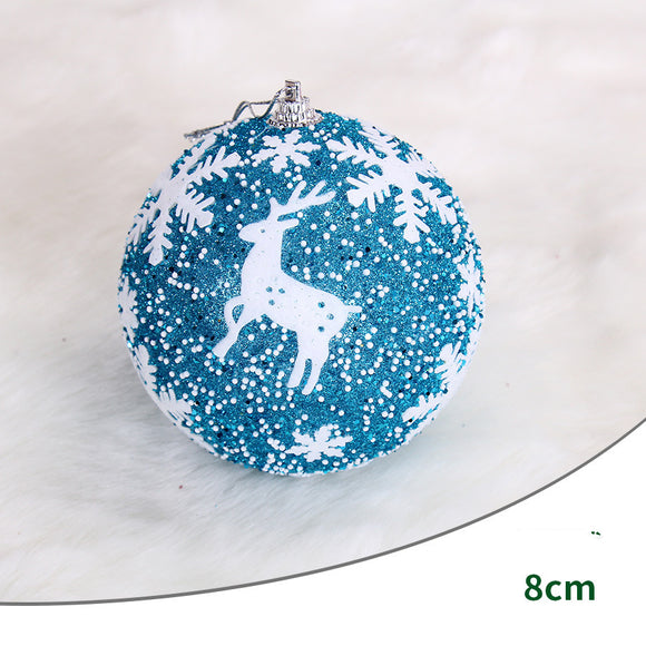 Bolas Navideñas Decorativas Pintadas a Mano