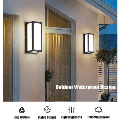 Lámpara de Pared Exterior Aluminio - Iluminación Frontal Villa - Image 9