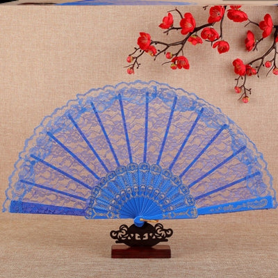 Abanico de Encaje Plegable para Bodas y Fiestas - Decoración Elegante - Image 7