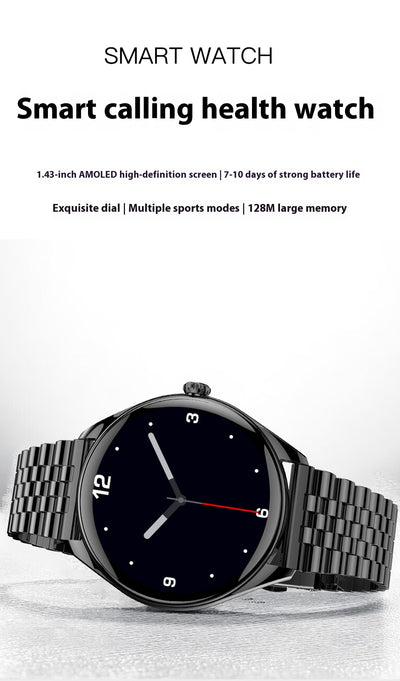 Reloj Inteligente Ultra Delgado 1.43" con Monitor Cardíaco, Oxígeno en Sangre y Llamadas Bluetooth - Image 35