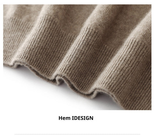Suéter de Cashmira Puro para Hombre - Cuello V Manga Larga - Image 24