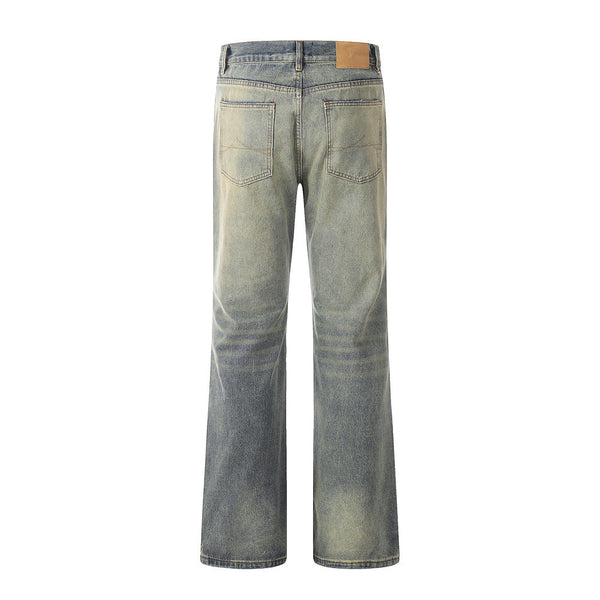 Pantalones Vaqueros Rotos Estilo Punk Retro para Hombre