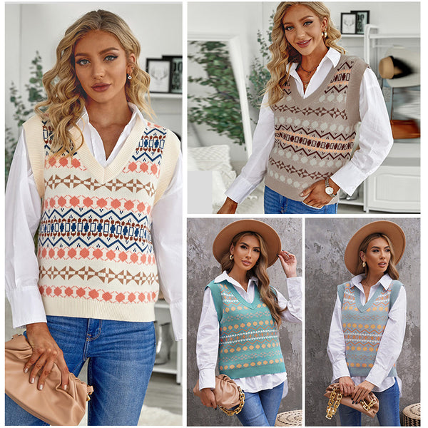 Chaleco Tejido Moderno para Mujer - Estilo Europeo