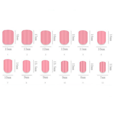 Uñas Postizas Removibles - Set de 24 Piezas Autoadhesivas - Image 8
