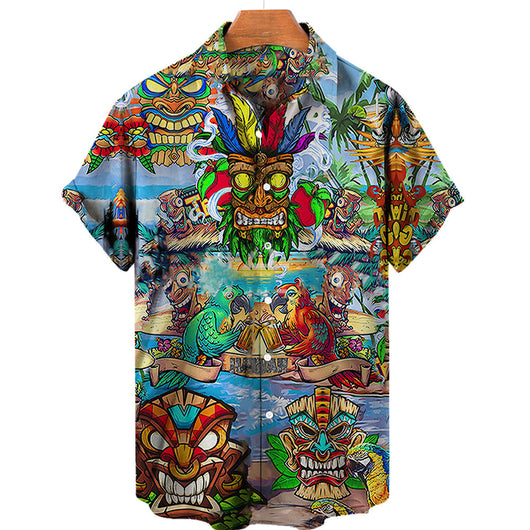 Camisa Estampada para Playa Hombre - Image 29