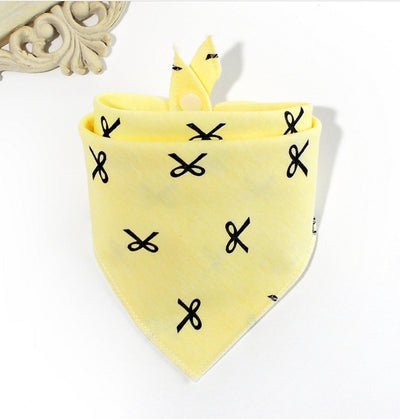 Babero Triangular de Algodón con Diseño Infantil y Doble Botón - Image 21