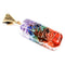 Natural Stone Colorful Gravel Pendant Necklace 2 Estilo