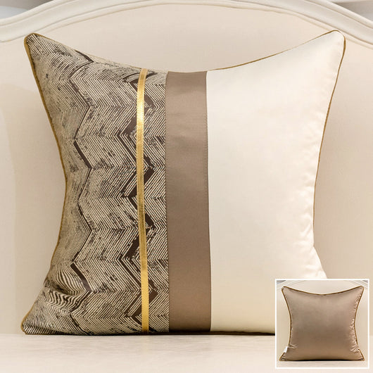 Almohada de Algodón con Patrón Geométrico - Image 2