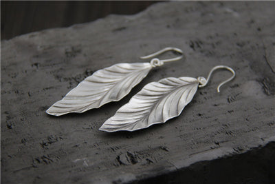 Aretes de Plata 925 Diseño Hoja - Elegancia Minimalista - Image 5