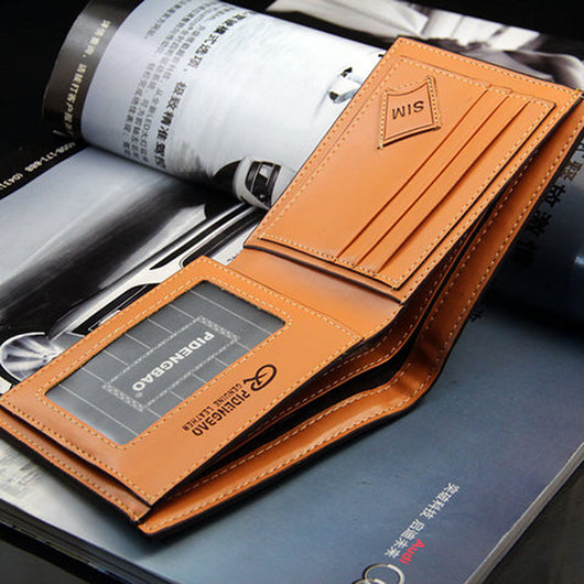 Cartera para Hombre con Múltiples Ranuras Tarjetero Cuadros Creativo - Image 10