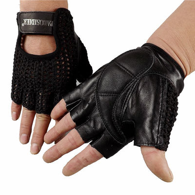 Guantes de Entrenamiento con Malla de Lana y Cuero - Image 13